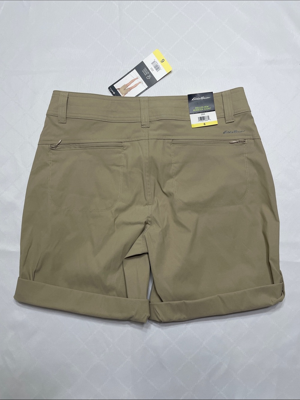 Eddie Bauer Rolled Hem Bermuda Shorts (6) - Picture 2 of 7